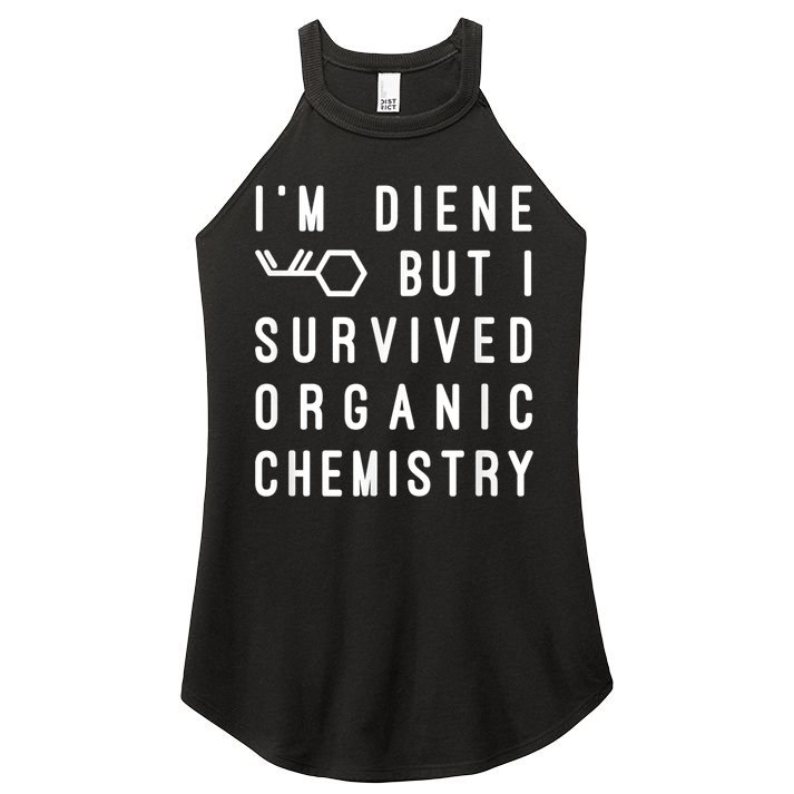 Funny Chemistry I Survived Organic Chemistry Tee Women's Perfect Tri Rocker Tank