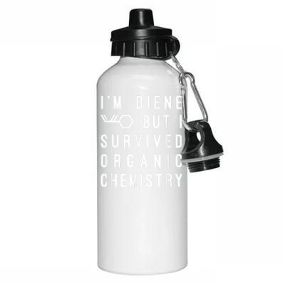 Funny Chemistry I Survived Organic Chemistry Tee Aluminum Water Bottle 