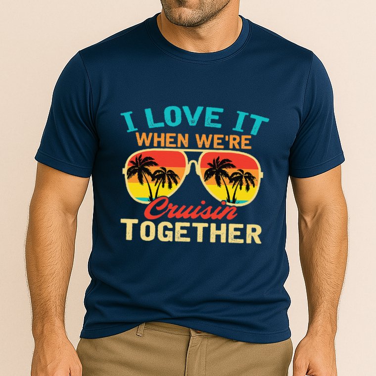 Family Cruise I Love It When WeRe Cruisin Together Cooling Performance Crew T-Shirt
