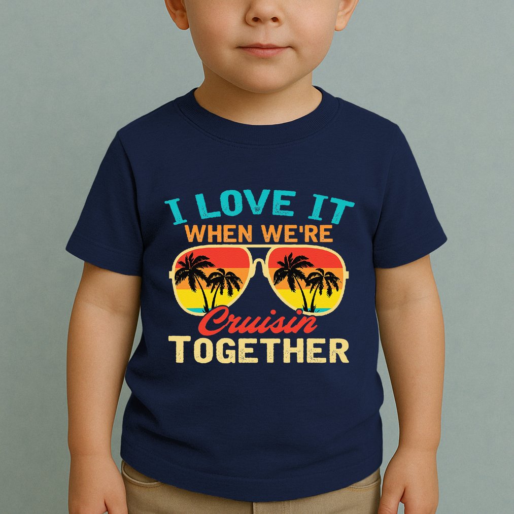 Family Cruise I Love It When WeRe Cruisin Together Toddler T-Shirt