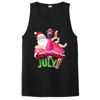 Funny Christmas In July Summer Flamingo Float Xmas PosiCharge Competitor Tank