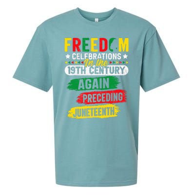 Freedom Celebrations In The 19th Century Juneteenth Again Sueded Cloud Jersey T-Shirt