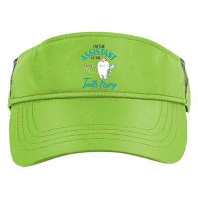 Funny Cute I'm The Assistant Tooth Fairy Adult Drive Performance Visor