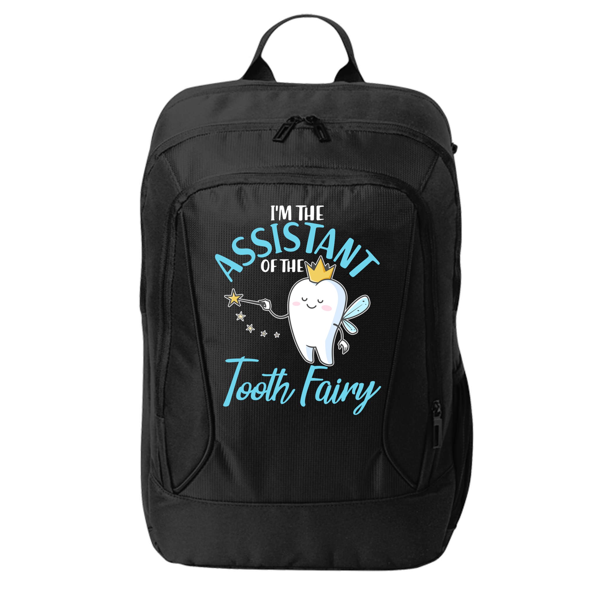 Funny Cute I'm The Assistant Tooth Fairy City Backpack