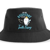 Funny Cute I'm The Assistant Tooth Fairy Sustainable Bucket Hat