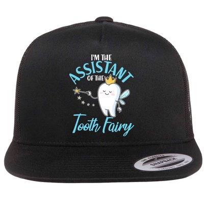 Funny Cute I'm The Assistant Tooth Fairy Flatbill Hat