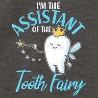Funny Cute I'm The Assistant Tooth Fairy Vector Backpack