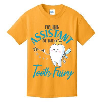 Funny Cute I'm The Assistant Tooth Fairy Kids T-Shirt