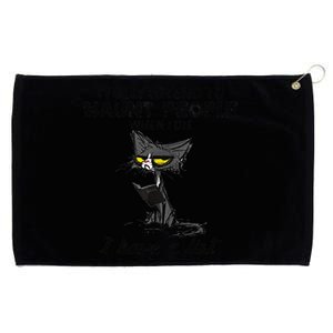 Funny Cat I Fully Intend To Haunt People When I Die Gifts Grommeted Golf Towel