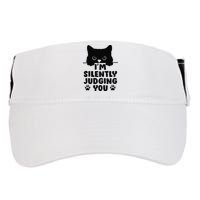 Funny Cat I'm Silently Judging You Adult Drive Performance Visor