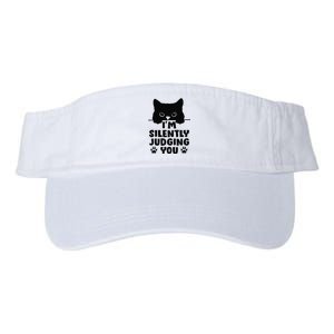 Funny Cat I'm Silently Judging You Valucap Bio-Washed Visor