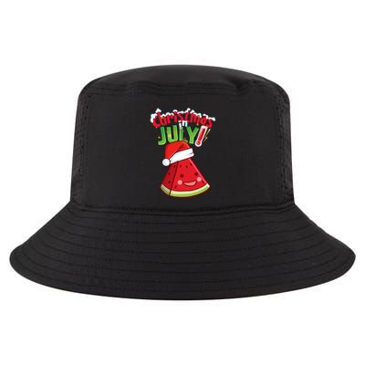 Funny Christmas In July Summer Watermelon Santa Hat Cool Comfort Performance Bucket Hat