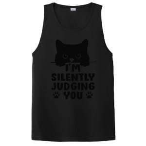 Funny Cat Im Silently Judging You PosiCharge Competitor Tank