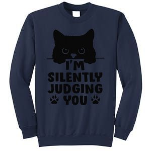 Funny Cat Im Silently Judging You Sweatshirt