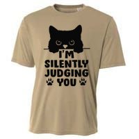 Funny Cat Im Silently Judging You Cooling Performance Crew T-Shirt