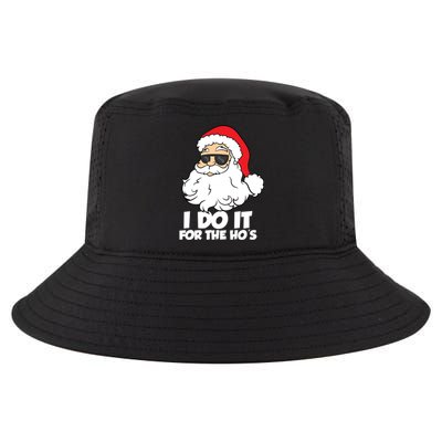 Funny Christmas I Do It For The Hos Christmas Santa Great Gift Cool Comfort Performance Bucket Hat