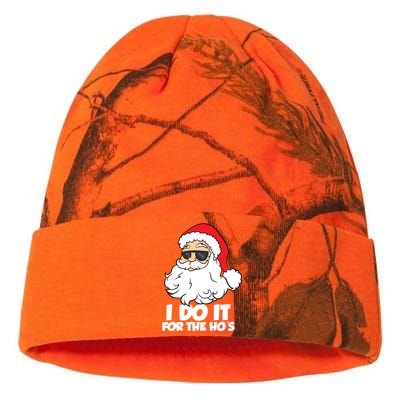 Funny Christmas I Do It For The Hos Christmas Santa Great Gift Kati Licensed 12" Camo Beanie