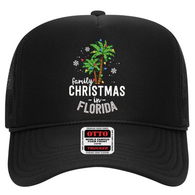 Family Christmas In Florida Palm Trees Xmas Beach Vacation Hat