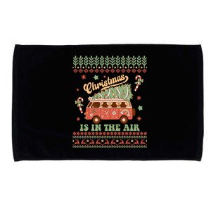 Funny Christmas Is In The Air Microfiber Hand Towel