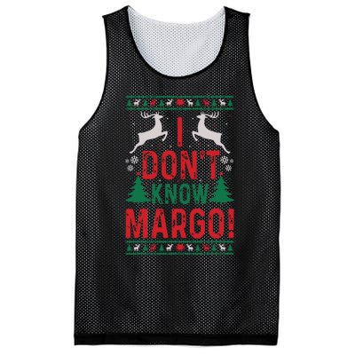 Funny Christmas I Dont Know Margo Mesh Reversible Basketball Jersey Tank