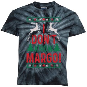 Funny Christmas I Dont Know Margo Kids Tie-Dye T-Shirt