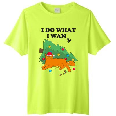 Funny Cat I Do What I Want Christmas Graphic Gift Cute Gift Tall Fusion ChromaSoft Performance T-Shirt