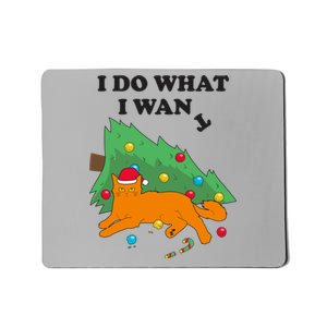 Funny Cat I Do What I Want Christmas Graphic Gift Cute Gift Mousepad