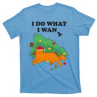 Funny Cat I Do What I Want Christmas Graphic Gift Cute Gift T-Shirt