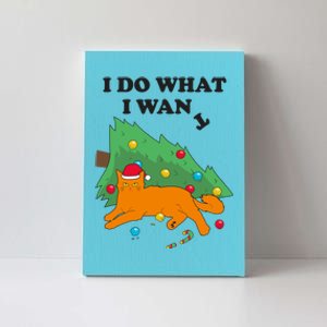 Funny Cat I Do What I Want Christmas Graphic Gift Cute Gift Canvas