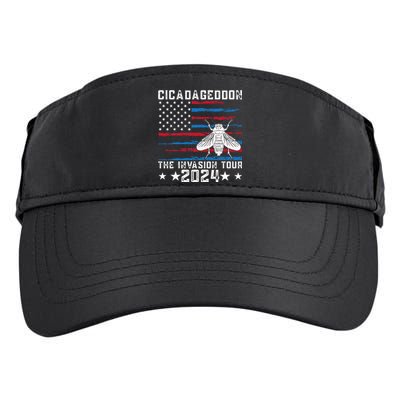 Funny Cicadageddon Invasion 2024 Cicada Event Adult Drive Performance Visor