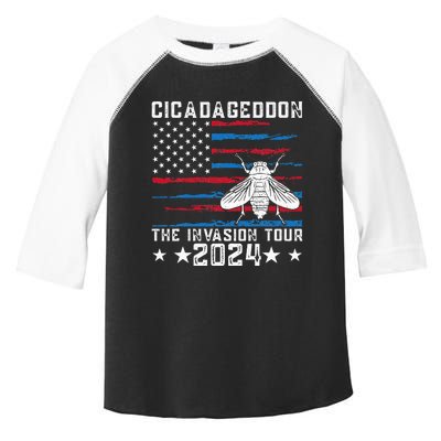 Funny Cicadageddon Invasion 2024 Cicada Event Toddler Fine Jersey T-Shirt