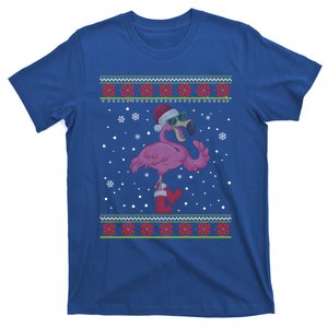 Flamingo Christmas I Want A Flamingo For Christmas Ugly Gift T-Shirt