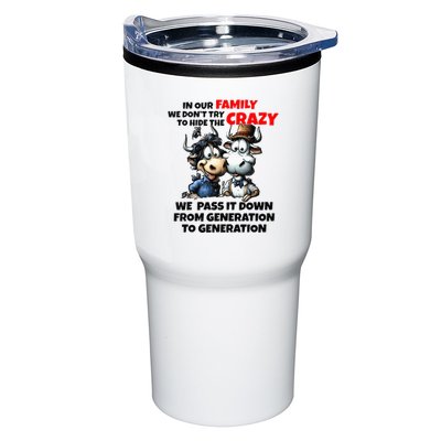 Funny Cow In Our Family We DonT Try To Hide The Crazy Tumbler