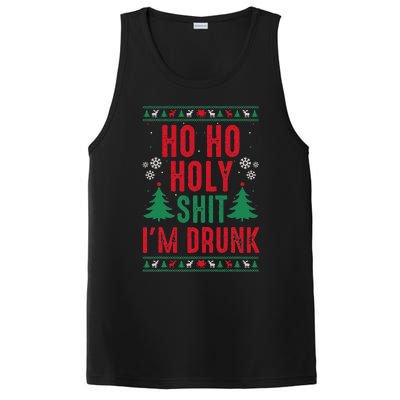 Funny Christmas I Ho Ho Holy Shit IM Drunk PosiCharge Competitor Tank