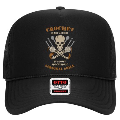Funny Crocheters Is Post Apocalyptic Skill Trucker Hat