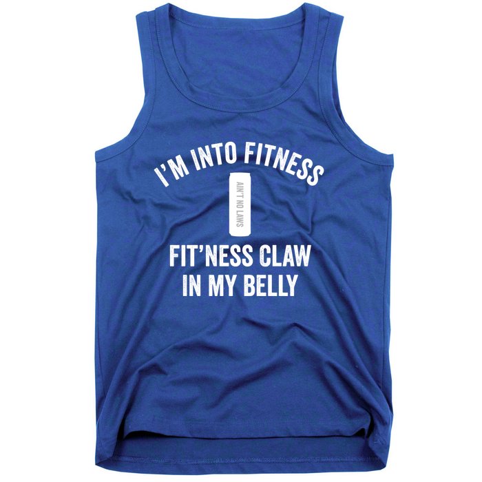 Fitness Claw In Belly Hard Seltzer Gift Tank Top