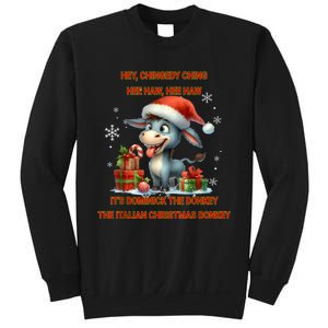 Funny Christmas Italian Christmas Donkey Dominick The Donkey Sweatshirt