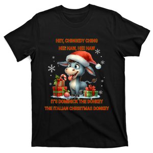 Funny Christmas Italian Christmas Donkey Dominick The Donkey T-Shirt