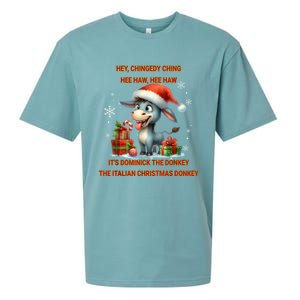 Funny Christmas Italian Christmas Donkey Dominick The Donkey Sueded Cloud Jersey T-Shirt