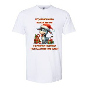 Funny Christmas Italian Christmas Donkey Dominick The Donkey Softstyle CVC T-Shirt