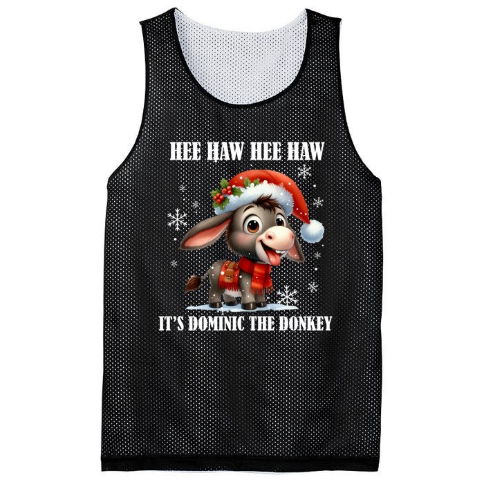 Funny Christmas Italian Christmas Donkey Dominic The Donkey Mesh Reversible Basketball Jersey Tank