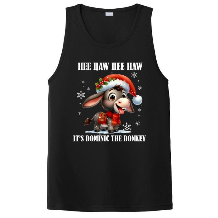 Funny Christmas Italian Christmas Donkey Dominic The Donkey PosiCharge Competitor Tank