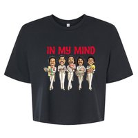 Funny Christmas In My Mind Silent Night Bella+Canvas Jersey Crop Tee