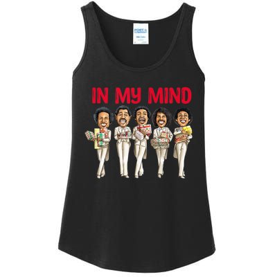 Funny Christmas In My Mind Silent Night Ladies Essential Tank