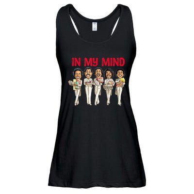 Funny Christmas In My Mind Silent Night Ladies Essential Flowy Tank