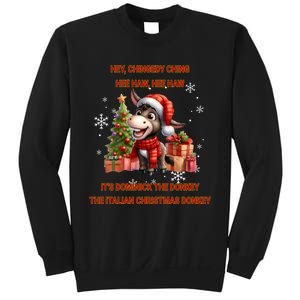 Funny Christmas Italian Christmas Donkey Dominick The Donkey Sweatshirt