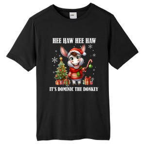 Funny Christmas Italian Christmas Donkey Dominic The Donkey Tall Fusion ChromaSoft Performance T-Shirt