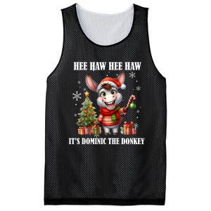 Funny Christmas Italian Christmas Donkey Dominic The Donkey Mesh Reversible Basketball Jersey Tank