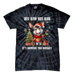 Funny Christmas Italian Christmas Donkey Dominic The Donkey Tie-Dye T-Shirt