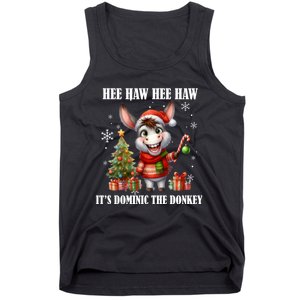 Funny Christmas Italian Christmas Donkey Dominic The Donkey Tank Top